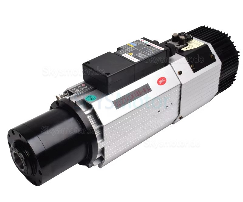 9kW 220V/380V Luftgek&uuml;hlt ATC Spindelmotor (Werkzeugwechselspindel) GDZ143x133-9L 400&ndash;800Hz 24.000U/min BT30/ISO30